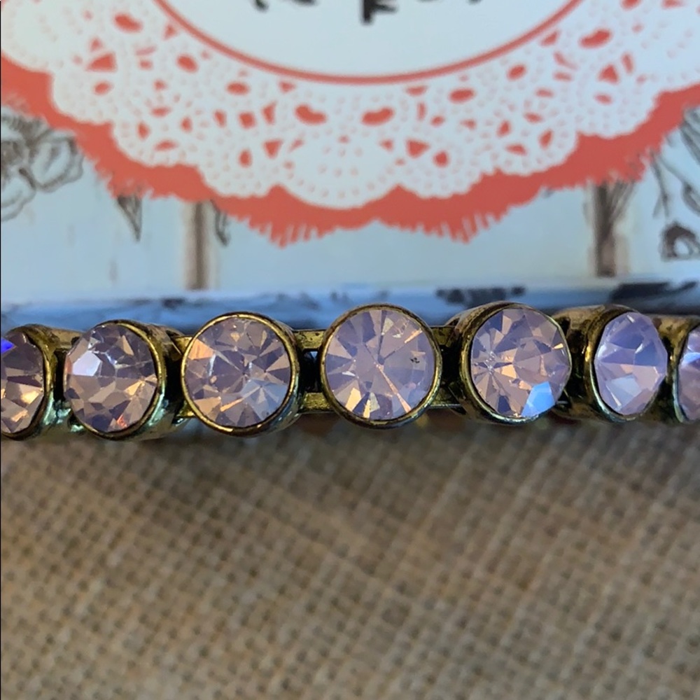 Plunder Bangle Pink Stones